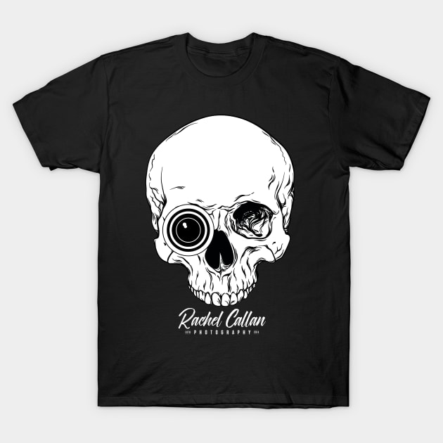 Skull Camera (No-Strap) T-Shirt by RachelCallanPhotography